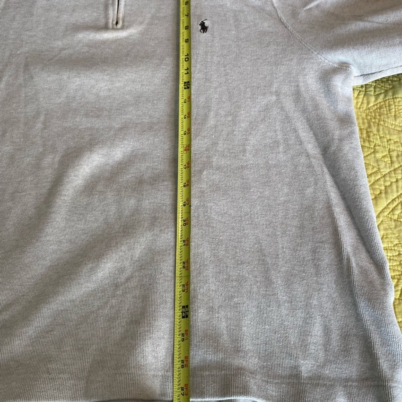 Polo 1/4 zip pullover.  Barely wore - Picture 3 of 4